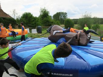 Vijf Jaar Dijle Floats Feest, Inflatable Games Day op zondag 5 april 2020