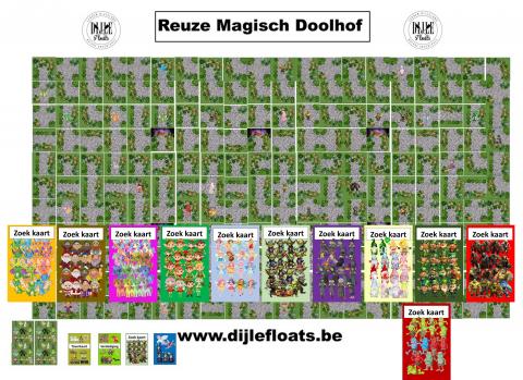 Reuze Magisch doolhof sportdag