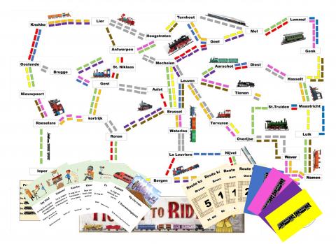 Reuze Ticket to Ride sportdag