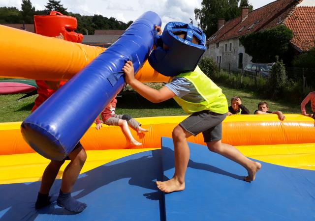 Gladiatorenbattle bij Dijle Floats 