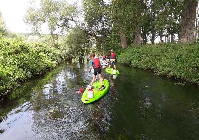 Stand-Up-Peddling with Dijle Floats on the Dijle