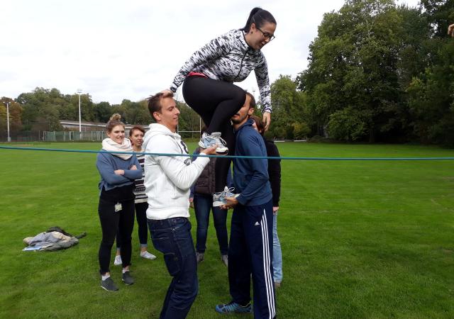 Teambuilding with Dijle Floats