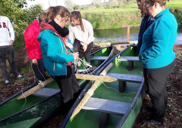 Vals-catamaran Teambuilding by Dijle Floats