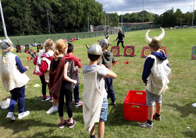 Sportdag Lager Onderwijs bij Dijle Floats te Oud-Heverlee