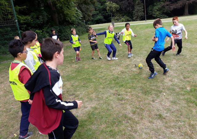 Sportdag Module Rugby-voetbal te Oud-Heverlee