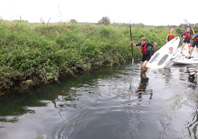 Sportdag SUP Teambuildings Spelen bij Dijle Floats