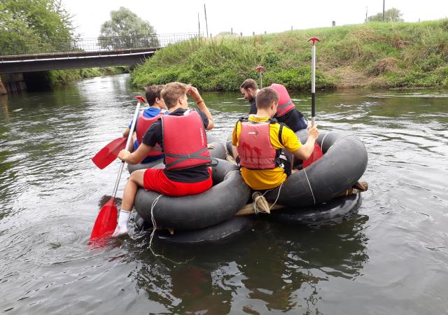 Schooluitstap Vlottentocht van de Dijle