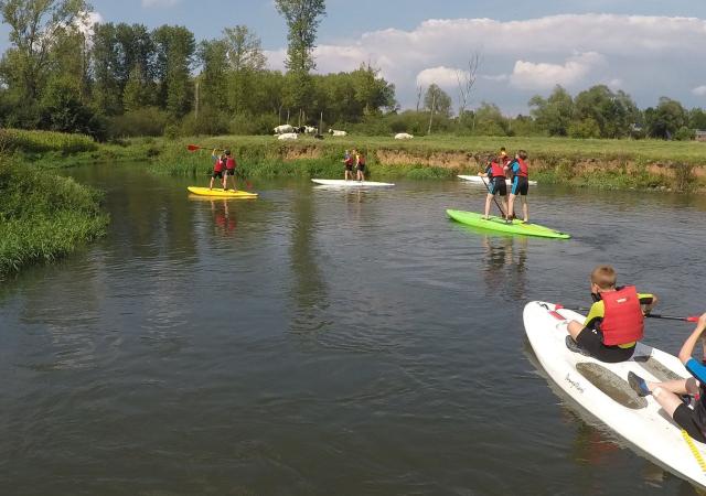 Stand-Up-Peddling with Dijle Floats on the Dijle