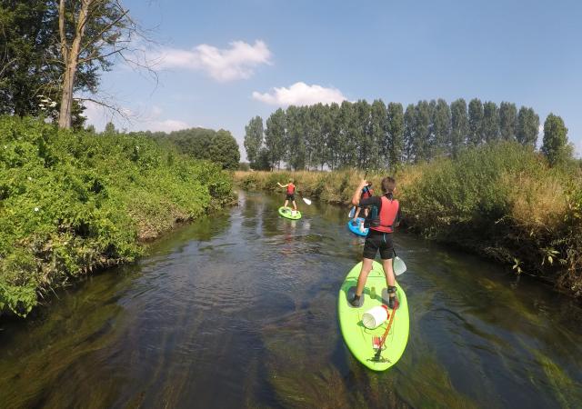 Sportdag Lager Onderwijs bij Dijle Floats te Oud-Heverlee