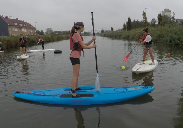 Sportdag SUP Teambuildings Spelen bij Dijle Floats