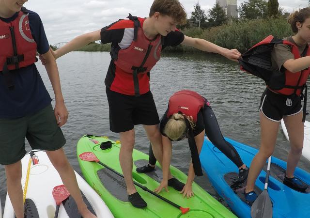 Sportdag Secundair Onderwijs bij Dijle Floats te Oud-Heverlee