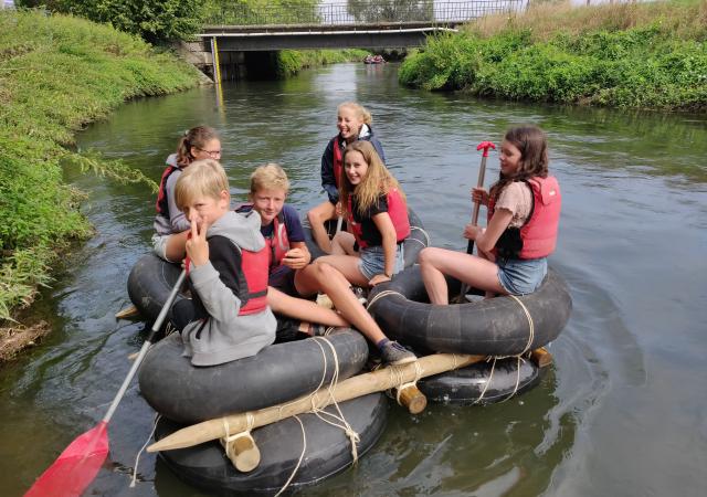 Schooluitstap Vlottentocht van de Dijle