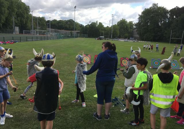 Sportdag Lager Onderwijs bij Dijle Floats te Oud-Heverlee