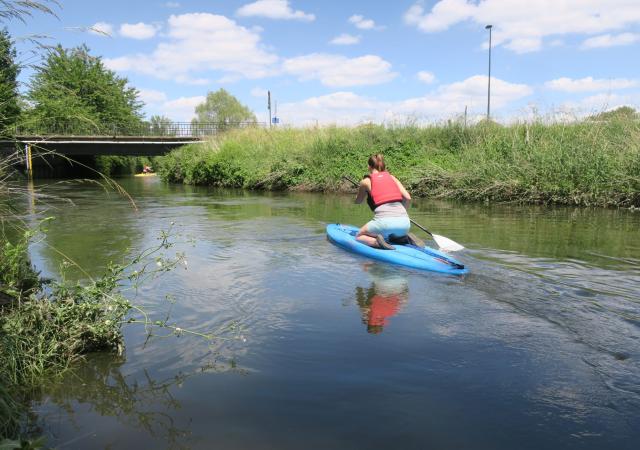 Stand-Up-Peddling with Dijle Floats on the Dijle