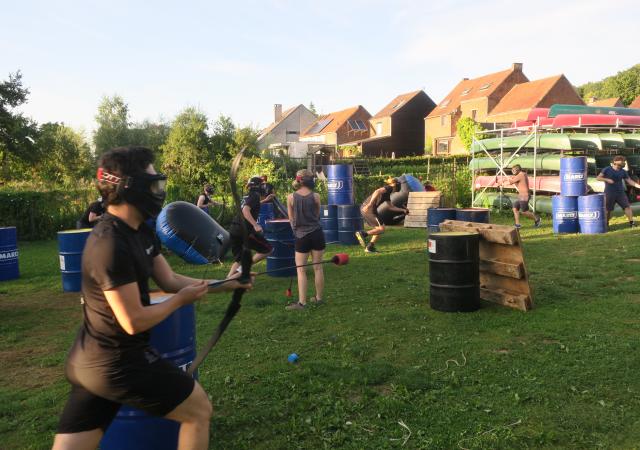 Archery Tag bij Dijle Floats