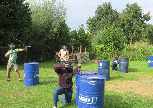 Archery Tag bij Dijle Floats