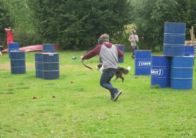 Archery Tag bij Dijle Floats