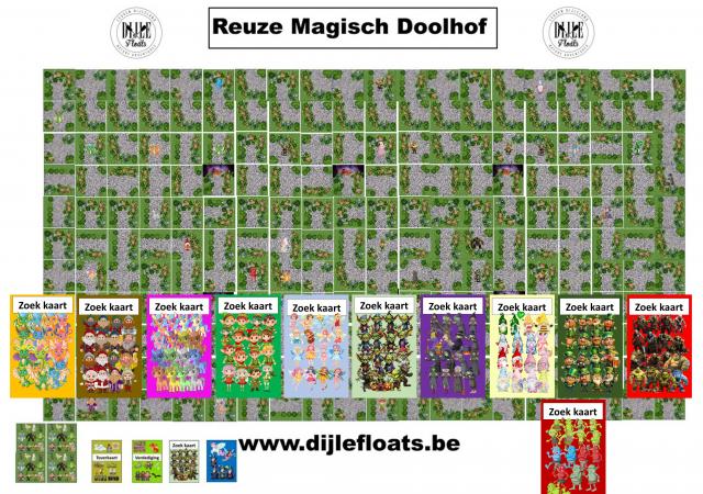 Reuze Magisch doolhof sportdag