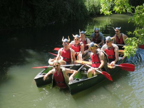 Teambuilding bij Dijle Floats